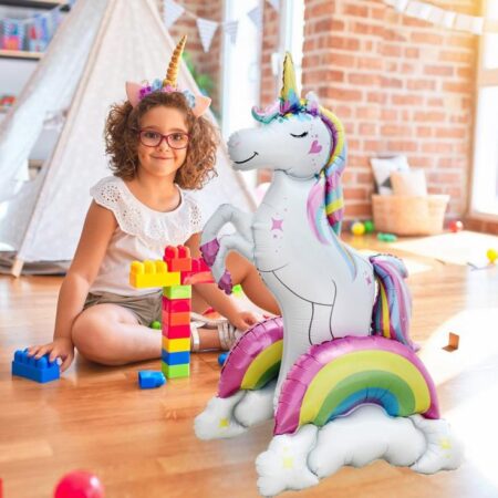 BALON FOLIOWY JEDNOROŻEC 94x52x43cm