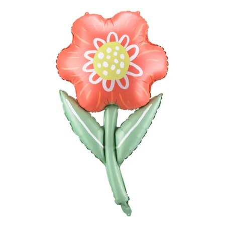 BALON FOLIOWY KWIATEK 53x96cm