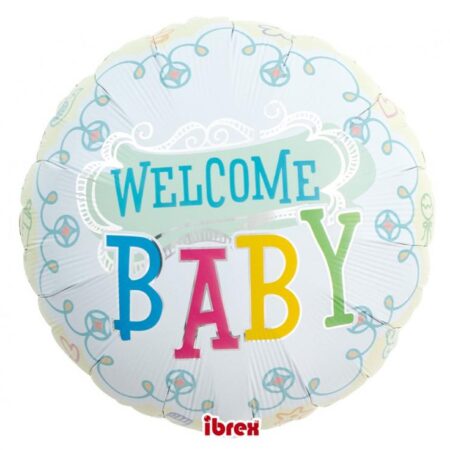 BALON FOLIOWY WELKOME BABY 35cm