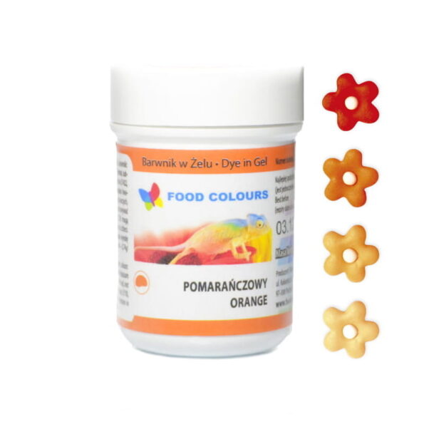BARWNIK W ŻELU POMARANCZOWY, 35g