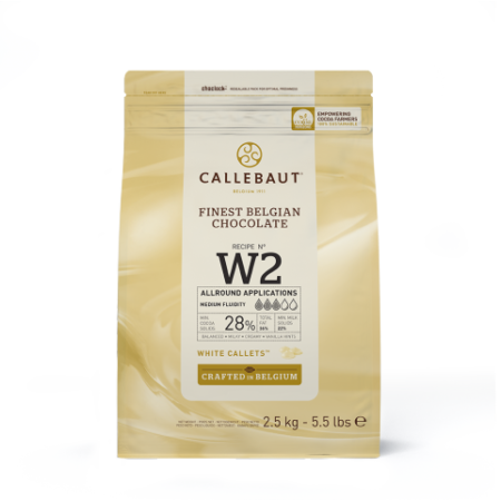 CZEKOLADA W2-E1-U68  BIAŁA CALLEBAUT 2,5KG