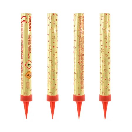 FONTANY NA TORT ZLOTE 12cm