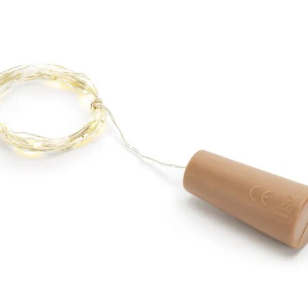 LAMPKI LED Z KORKIEM