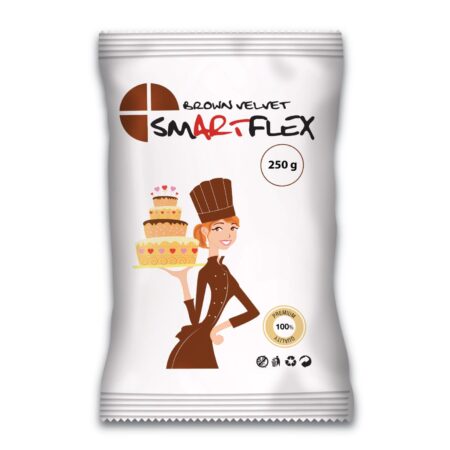 MASA CUKROWA SMARTFLEX BRĄZOWA, 250g