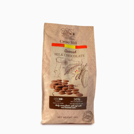 MLECZNA CZEKOLADA HISZPAŃSKA  36% Cacao Mill 1kg