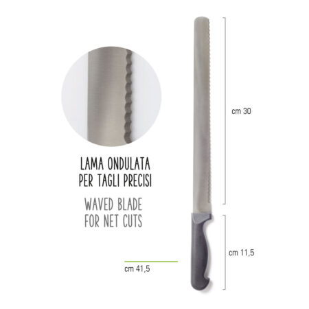 Nóż uniwersalny ząbkowany 41,5cm
