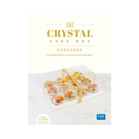 PUDEŁKO NA MUFFINY  CRYSTAL CAKE BOX – 12 BABECZEK