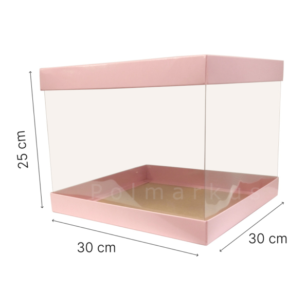 Prywatne: PUDEŁKO RÓŻOWE 30X30X25 CM