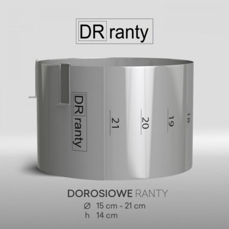RANT CUKIERNICZY OKRĄGŁY  15-21 cm, H 14