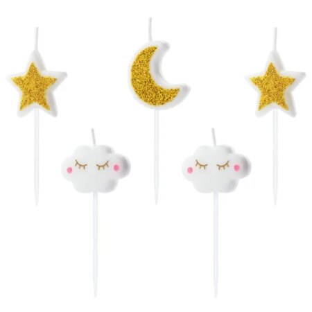 ŚWIECZKI LITTLE STAR 5szt