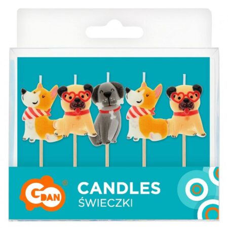 ŚWIECZKI NA TORT (PIKERY) PIESKI