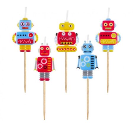 ŚWIECZKI ROBOT 5szt