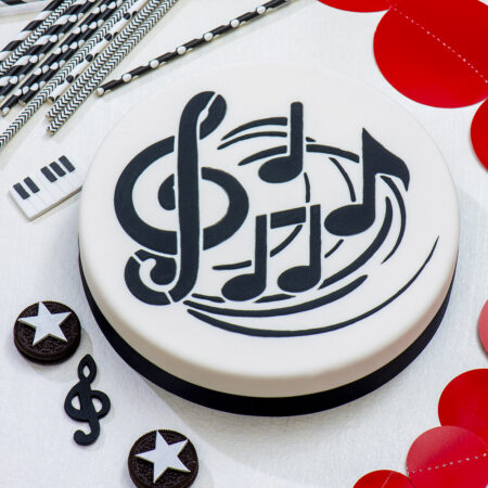 SZABLON NÓTY ŚR 25cm