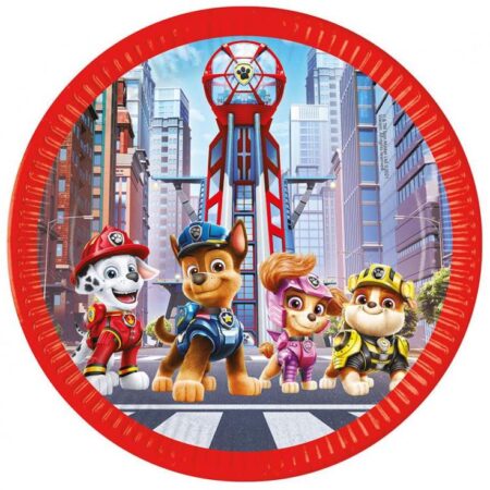 TALERZYKI PAW PATROL23cm, 8szt