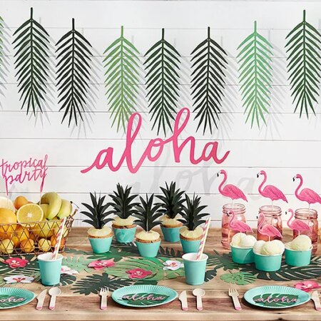 TOPPERY ALOHA-FLAMINGI 6szt