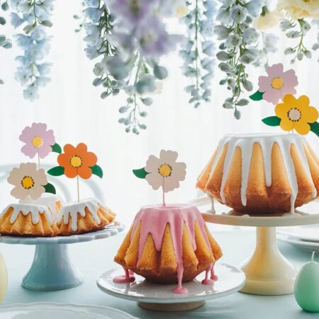 TOPPERY KWIATY 8szt