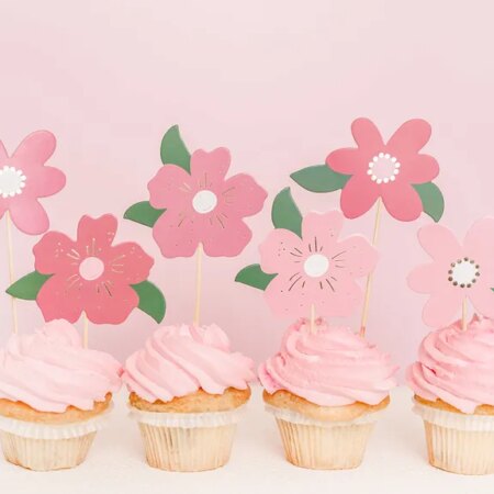 TOPPERY KWIATY 8szt