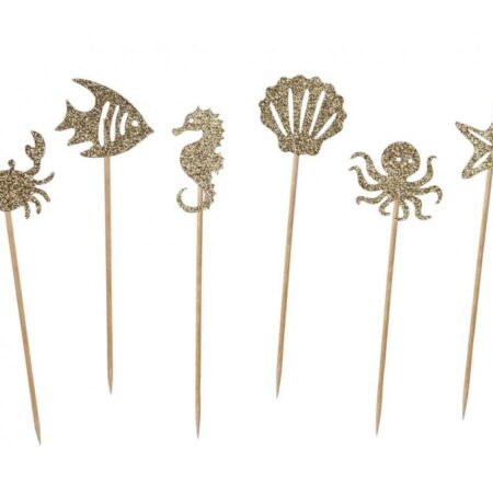 TOPPERY PODWODNY ŚWIAT 6szt