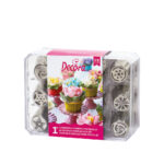 Zestaw Tyłek Szkatułki z rogalikami na kwiaty 3D Decora