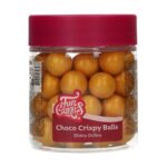 KULKI CHOCO CRISPY BALLS, BŁYSZCZĄCA OCHRA 130G