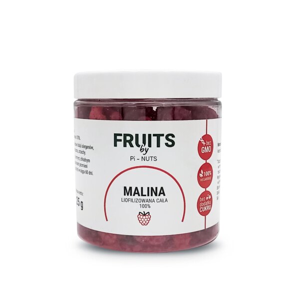 MALINA LIOFILIZOWANA CAŁA 25g