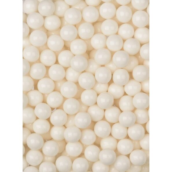 PEREŁKI CUKROWE BIAŁE śr0,9cm, 50g MODECOR