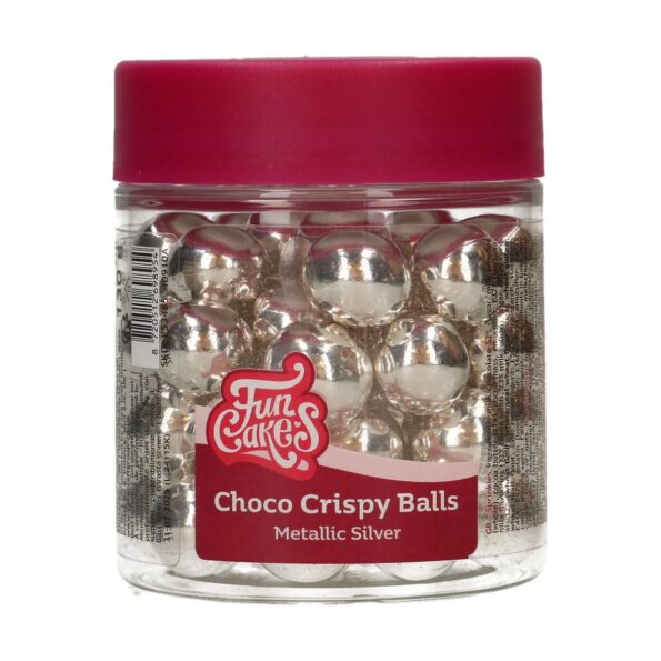 KULKI CHOCO CHRUPIĄCE SREBRNE 130G