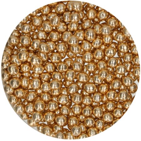 PERŁY CZEKOLADOWE CRISPY CHOCO, ZŁOTO METALICZNE  60g