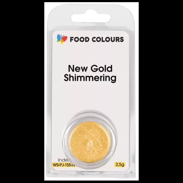 BROKAT SPOŻYWCZY NEW GOLD SHIMMERING 2,5g