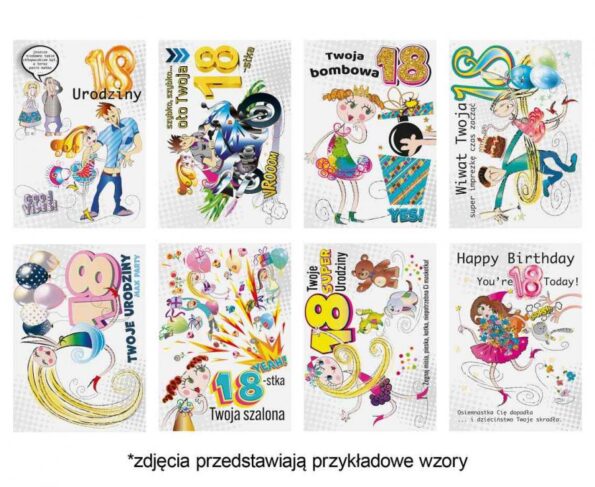 LAURKA Z BROKATEM 117x167mm, 1szt