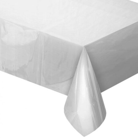 OBRUS FOLIOWY METALICZNY SREBRNY