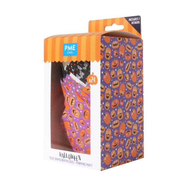 PAPILOTKI DO MUFFINEK HALLOWEEN 24SZT