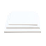 PODKŁAD POD TORT KWADRATOWE, BIAŁE 40x40x1,2cm