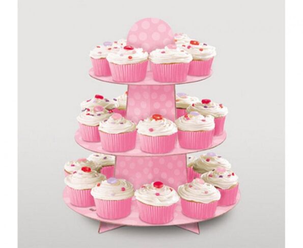 STOJAK NA BABECZKI, RÓŻOWY