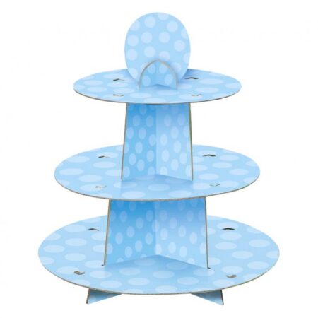 STOJAK NA BABIECZKI BABY NIEBIESKI