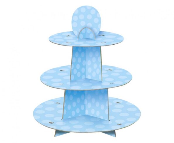 STOJAK NA BABIECZKI BABY NIEBIESKI